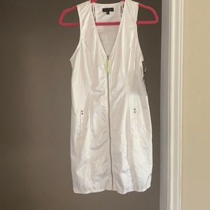 Payne white zipper dress